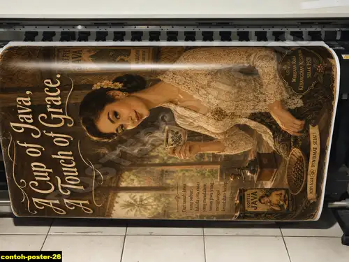 Poster kopi Contoh Poster 26 untuk cafe dan barista